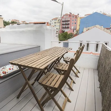 Lovelystay Rooftop Duplex In Sao Bento Appartement Lissabon